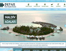 Tablet Screenshot of departur.com.tr